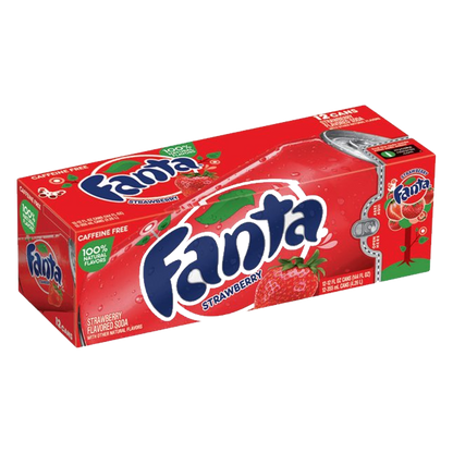 Fanta Strawberry Flavoured Soda 355ml (Best Before 24/11/25)