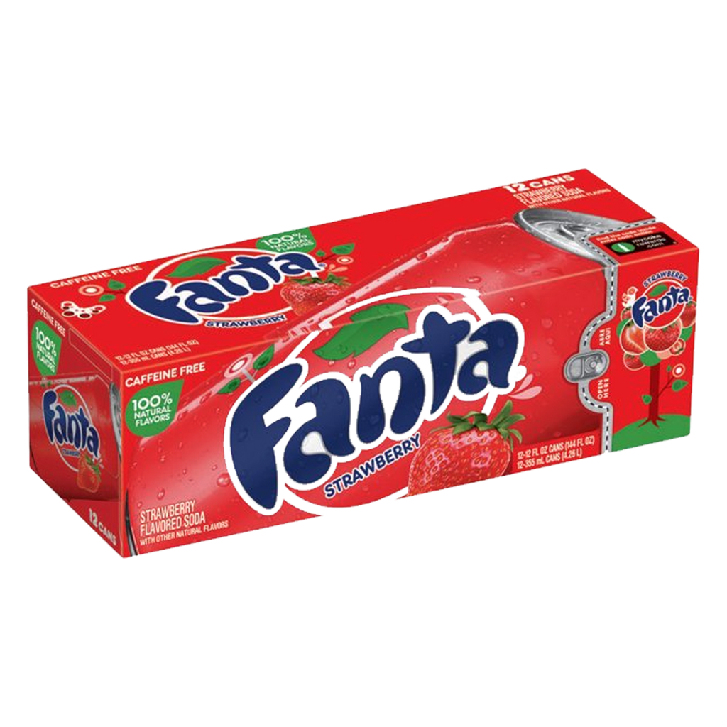 Fanta Strawberry Flavoured Soda 355ml