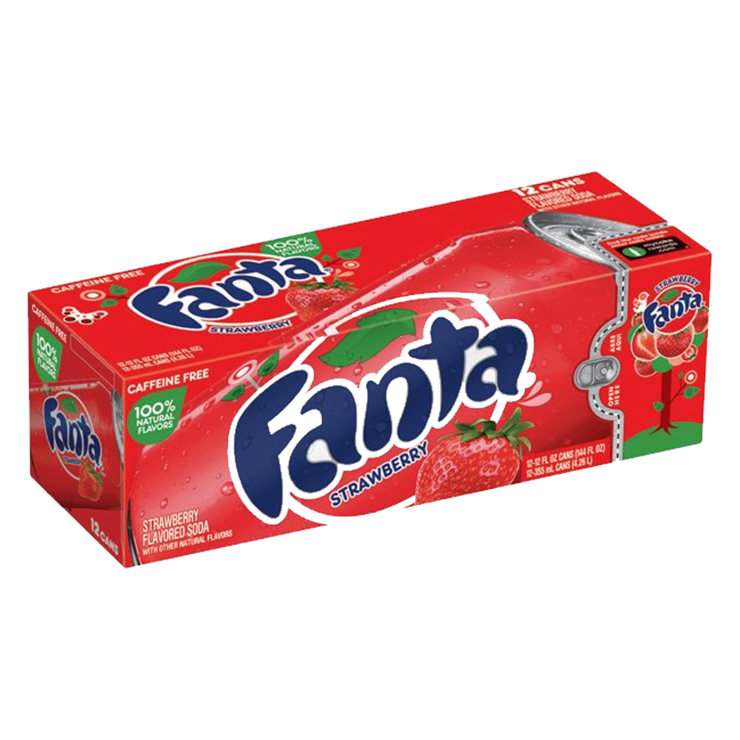 Fanta Strawberry Flavoured Soda 355ml