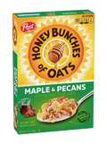 Post Honey Bunches of Oats Maple & Pecans Sweetened Cereal 340g (Best Before : 26 August 2026)