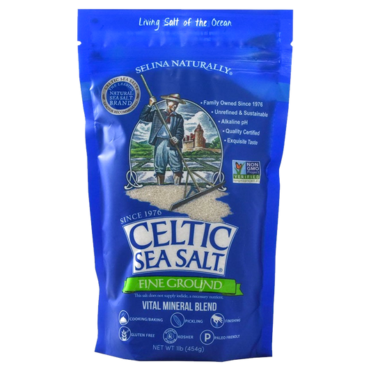 Celtic Sea Salt Fine Ground/Sel Fin 454g sold by American Grocer in the UK