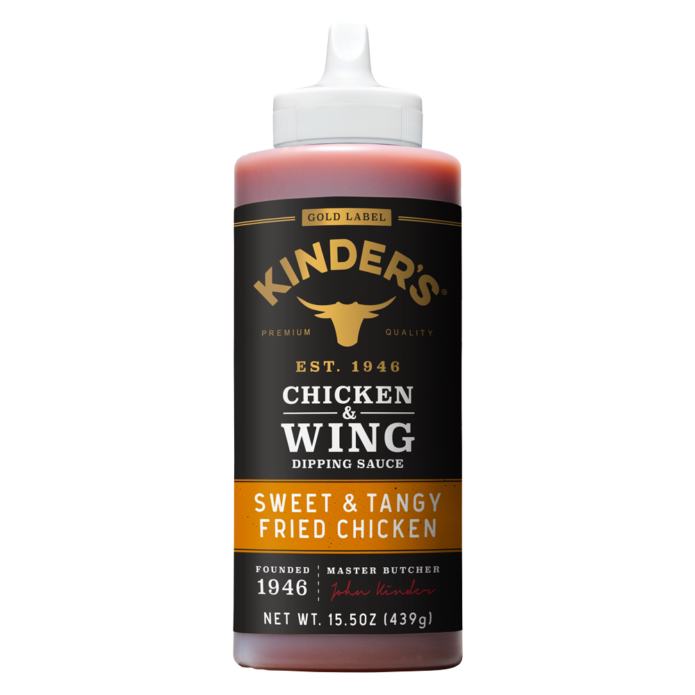 Kinder's Chicken & Wing Sauce Sweet & Tangy fried chicken 439g
