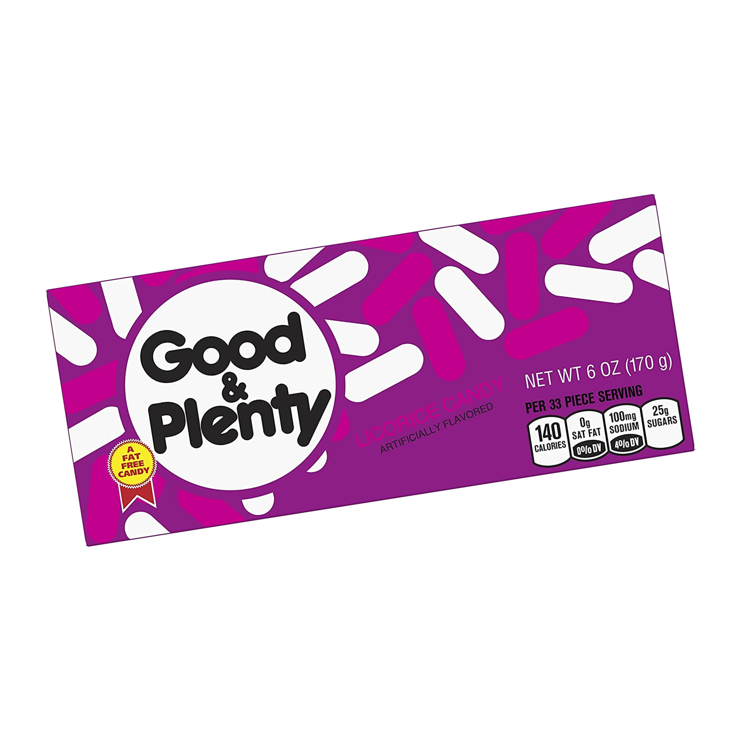 Good & Plenty Licorice Candy Theatre Box 170g(Best Before Date October 25)