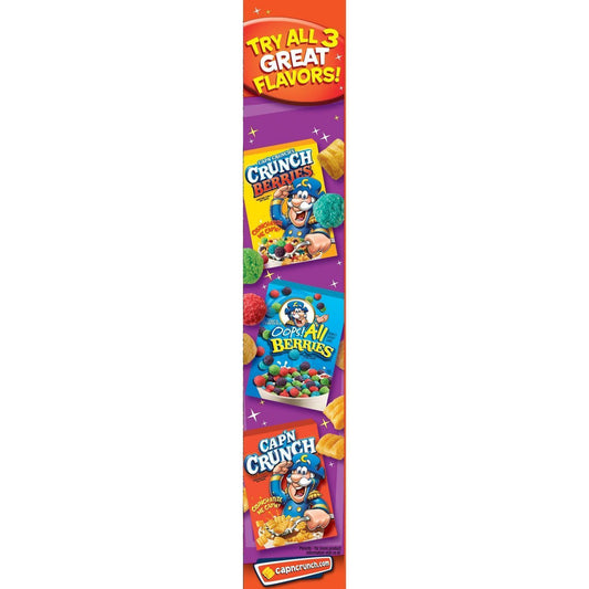 Quaker Cap'n Crunch Peanut Butter Crunch Cereal 325g (Best Before 06/2025)