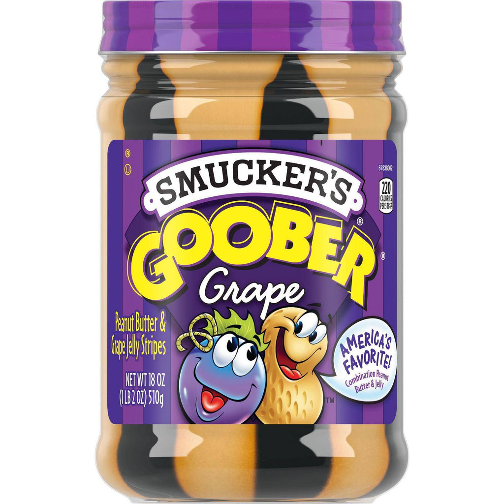 Smucker's Goober Grape Peanut Butter Jellies 510g (Best Before 06/2026)