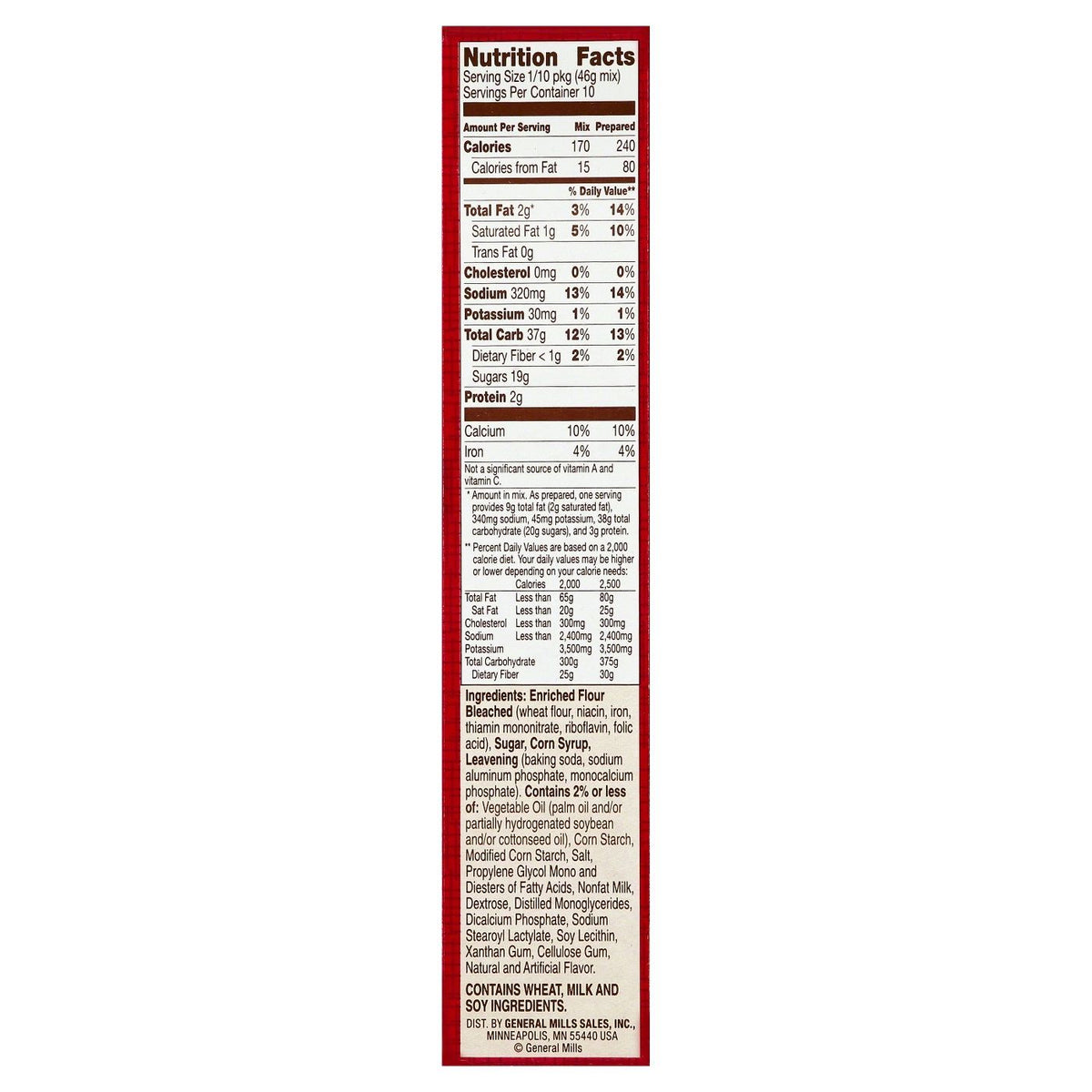 Betty Crocker Super Moist White Cake Mix 461g sold by American Grocer in the UK