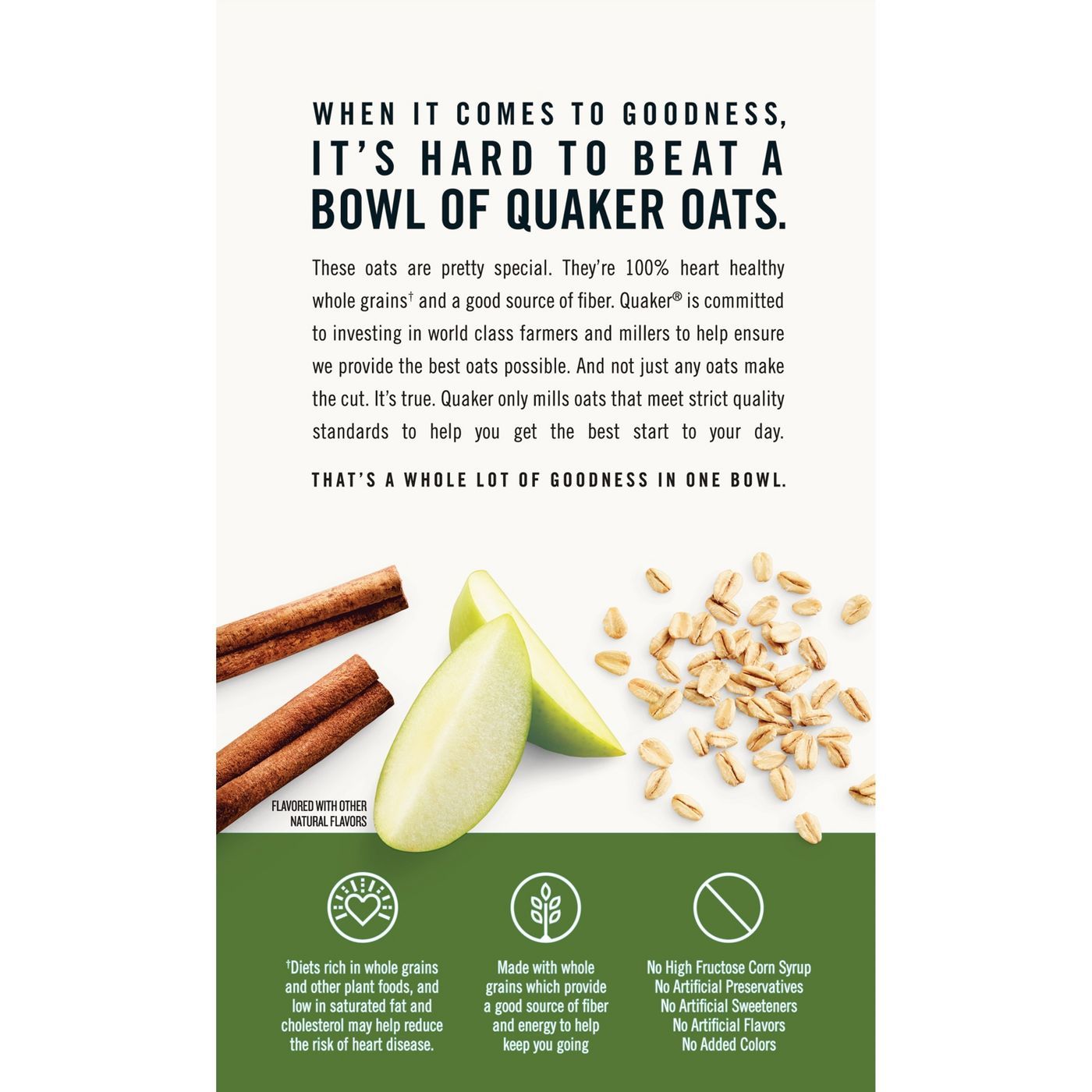 Quaker Instant Oatmeal Apple & Cinnamon 340g (Best Before : 11 June 2026)