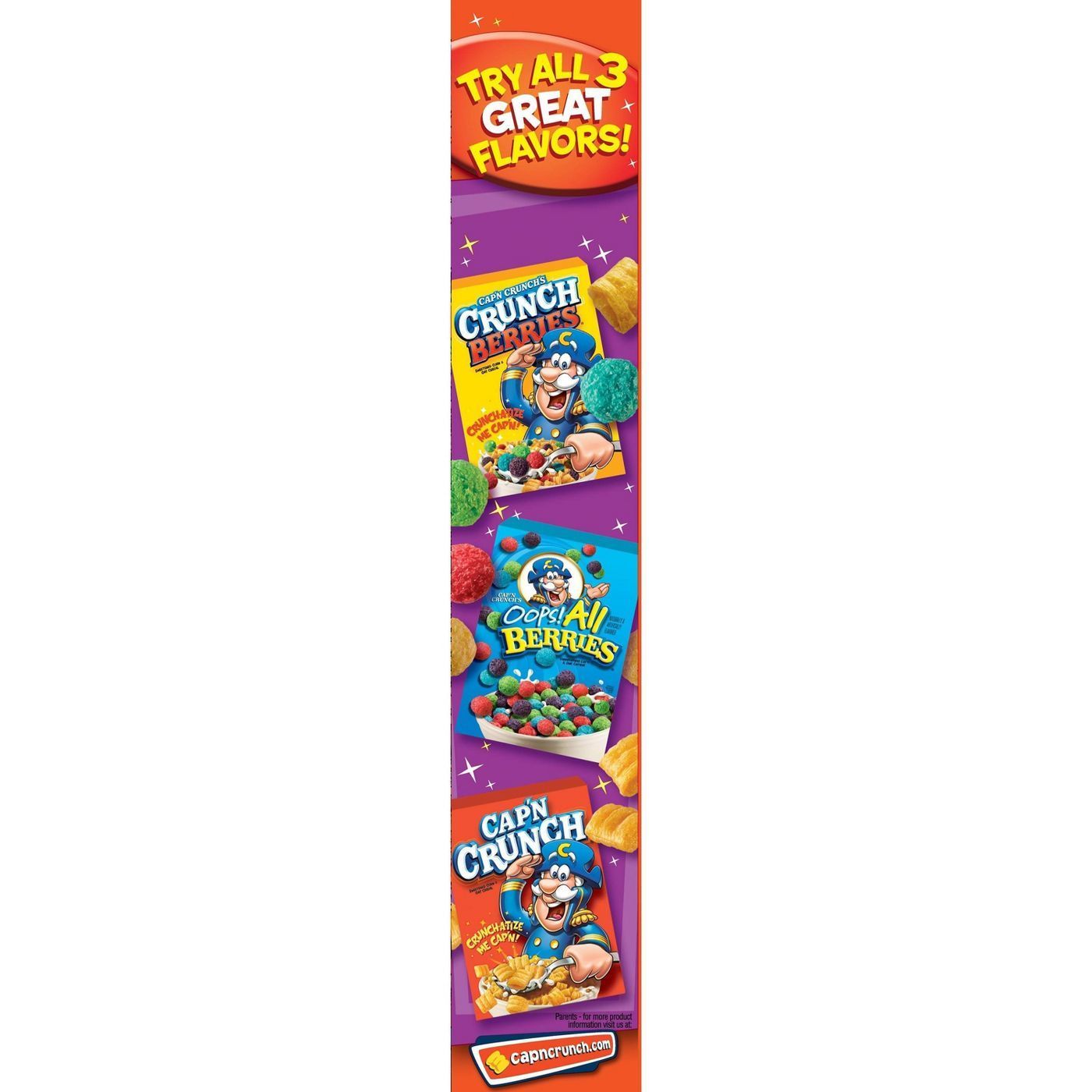 Quaker Cap'n Crunch Peanut Butter Crunch Cereal 325g (Best Before Date May 2025)