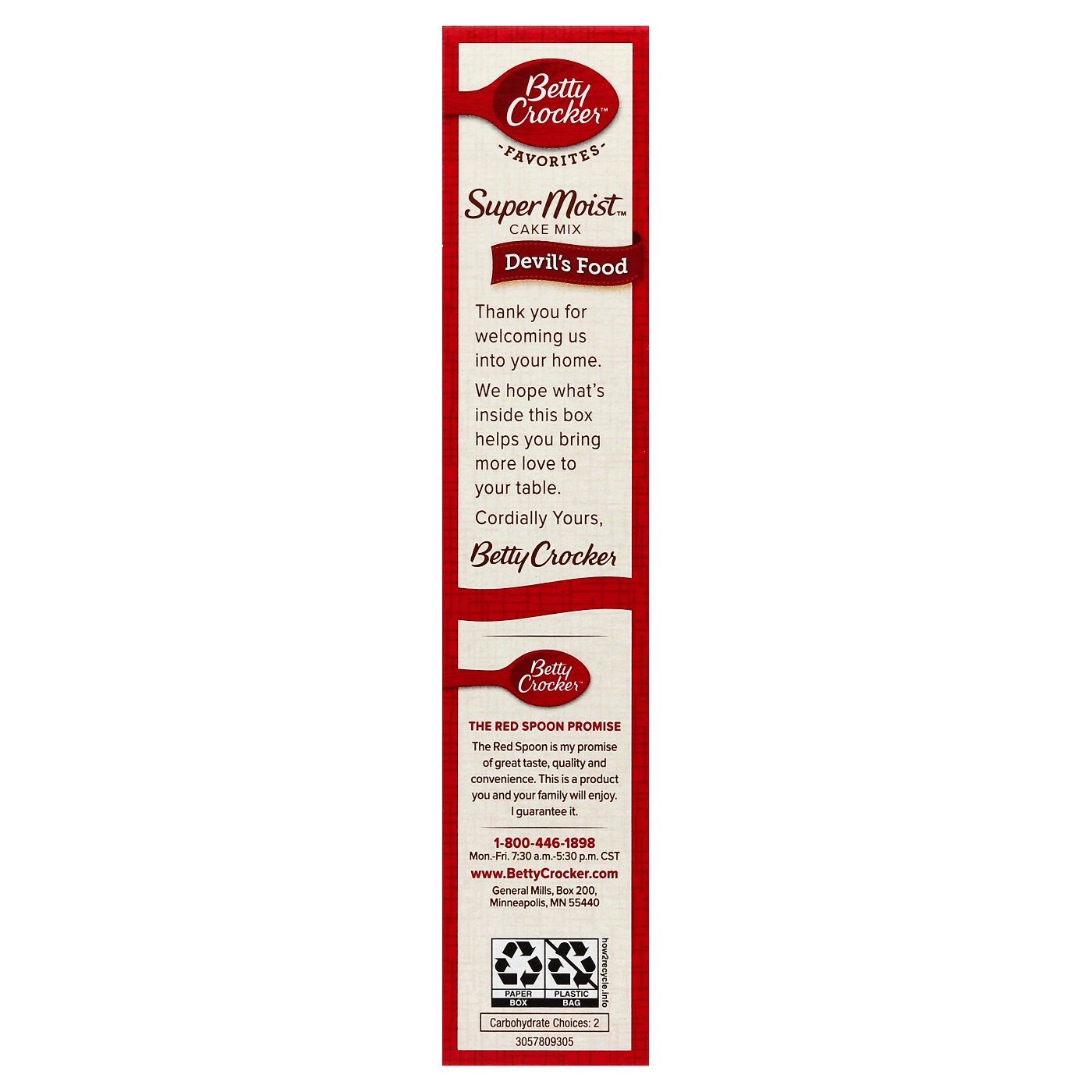 Betty Crocker Super Moist Devil's Food Cake Mix 432g sold by American Grocer in the UK