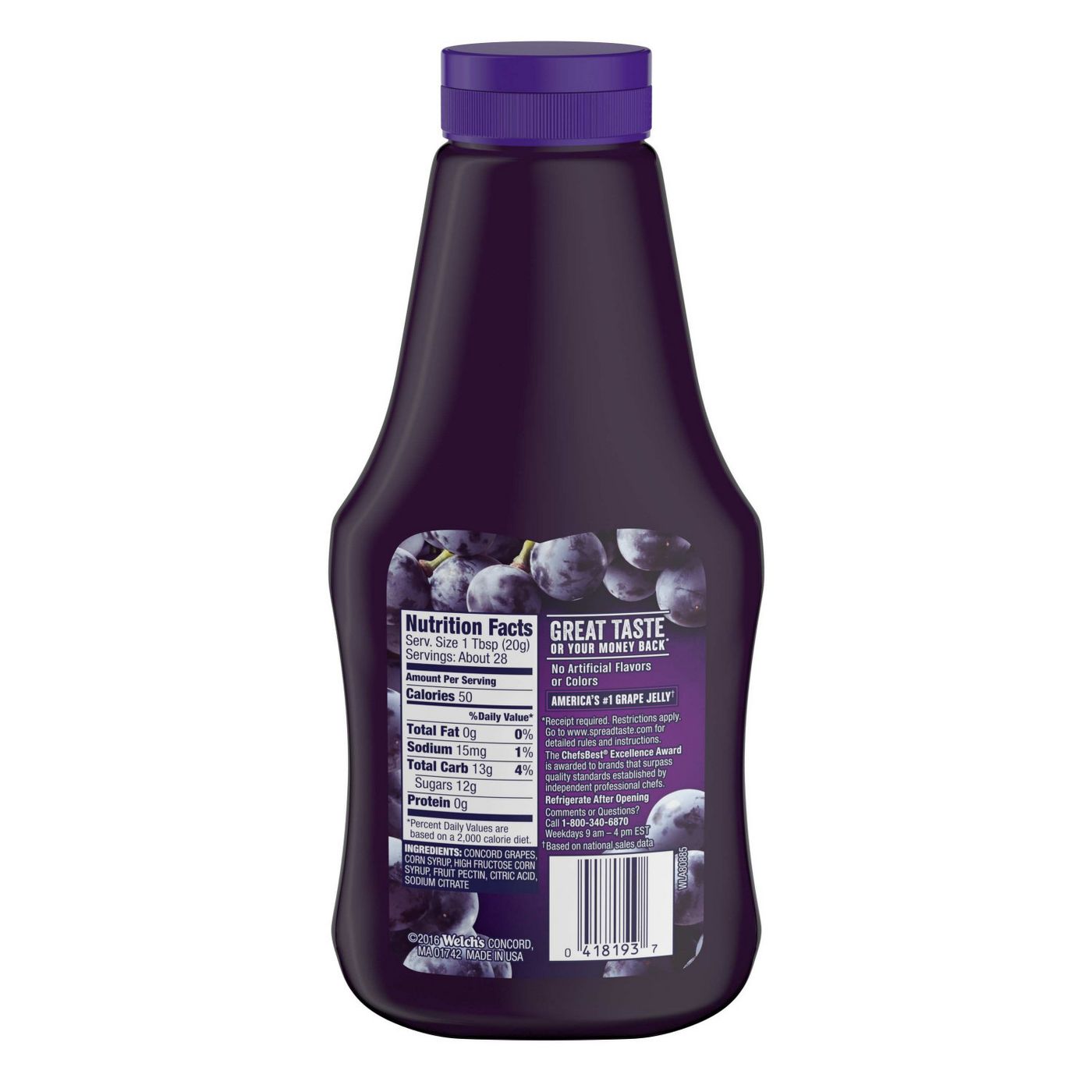 Welch's Squeeze Concord Grape Jelly 566g(BBD NOV 2026)