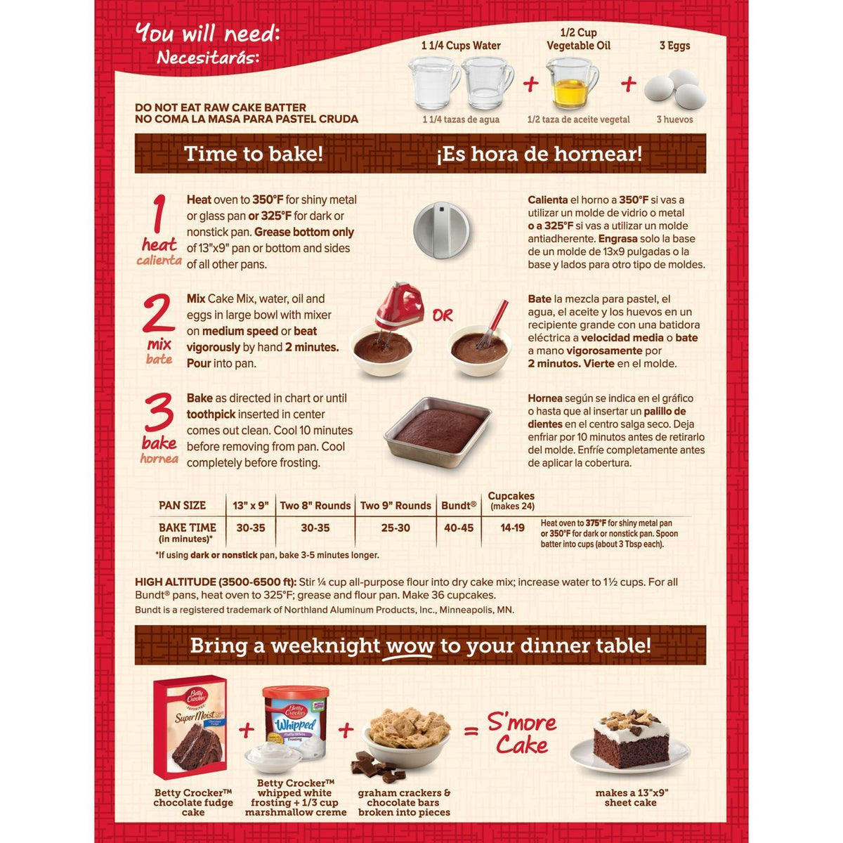 Betty Crocker Super Moist Chocolate Fudge Cake Mix 375g(BBD NOV 2026)