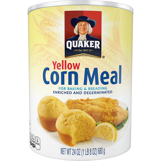 Quaker Yellow Corn Meal 680g (Damaged Box)
