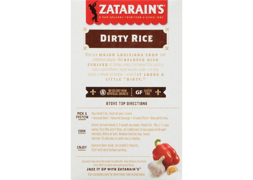 Zatarain's Original Dirty Rice Mix 226g(Best Before March 2026)