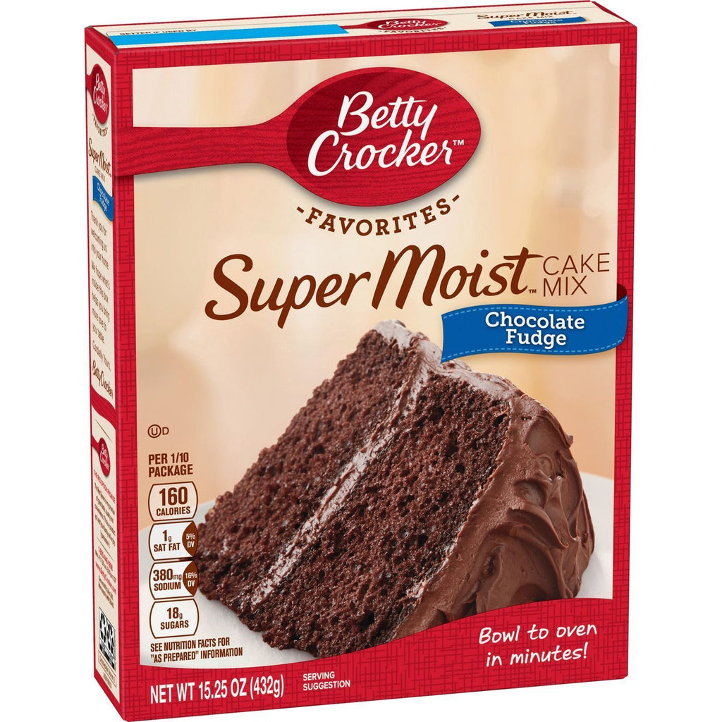Betty Crocker Super Moist Chocolate Fudge Cake Mix 432g