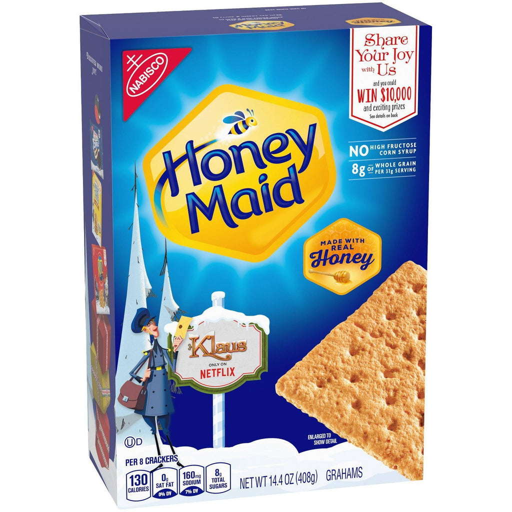Nabisco Honey Maid Honey Graham Crackers 408g (Best Before Date:- Oct/2026)