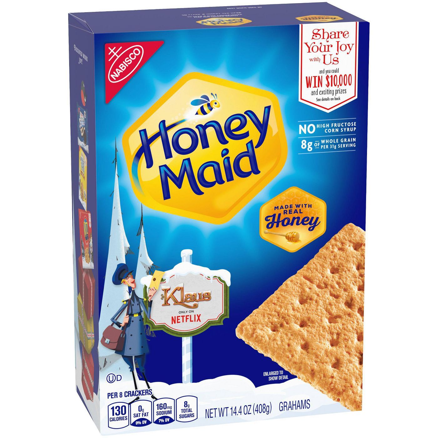 Nabisco Honey Maid Honey Graham Crackers 408g (Best Before Date:- Oct/2026)