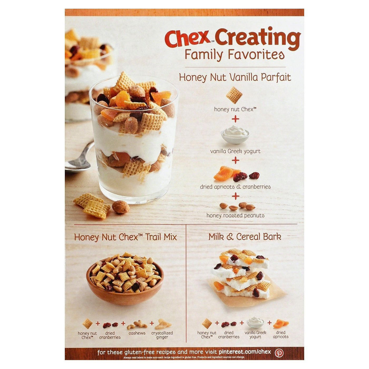 General Mills Honey Nut Chex Cereal 340g