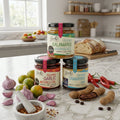 RoniB's Kitchen Filipino Variety Pack - 3 Piece Combo Set (Kalamansi Marmalade, Garlic Chilli Oil, Tamarind Jam 190ml)