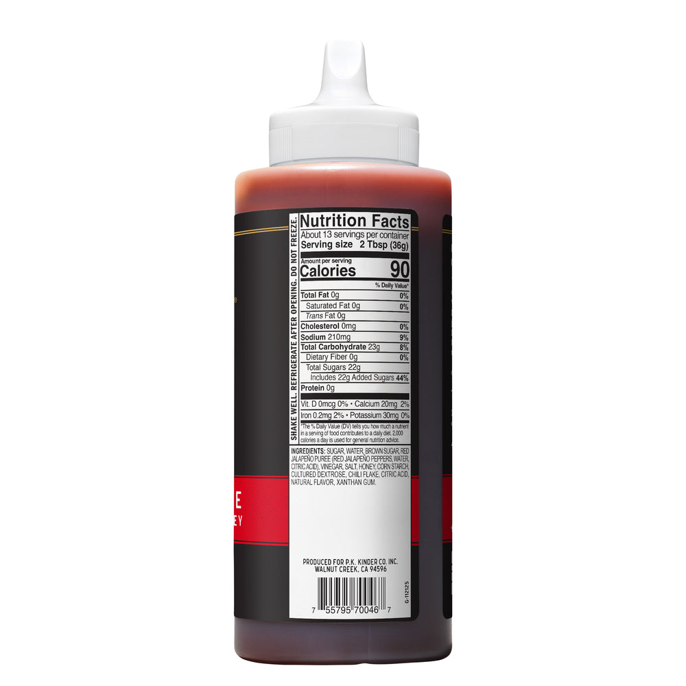 Kinder's Chicken & Wing Sauce Hot Honey Glaze 457g