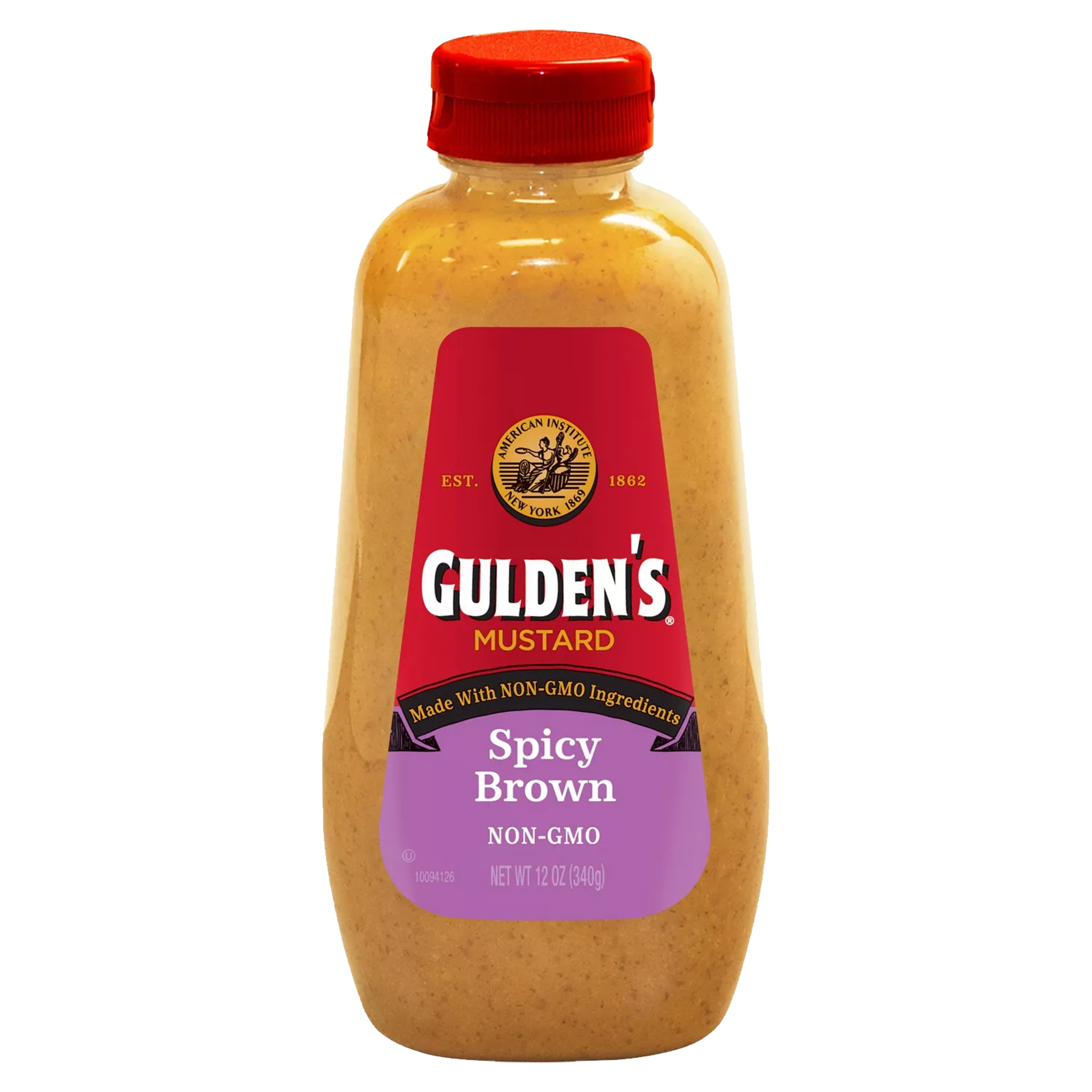 Gulden's Spicy Brown Non-GMO Mustard 340g (Best Before: March 2026)