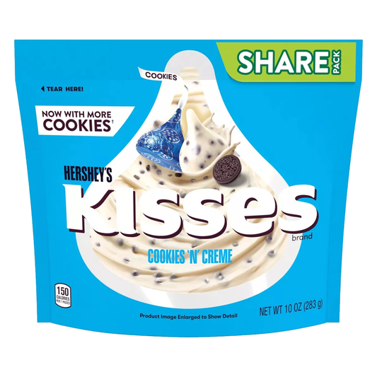 Hershey's Cookie N' Creme Kisses 283g (Best Before : Oct 2025)