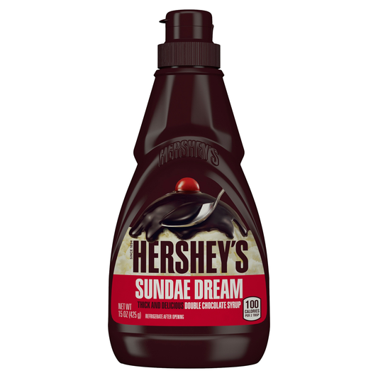 Hershey's Sundae Dream Double Chocolate Syrup 425g (Best Before : 28 April 2026)
