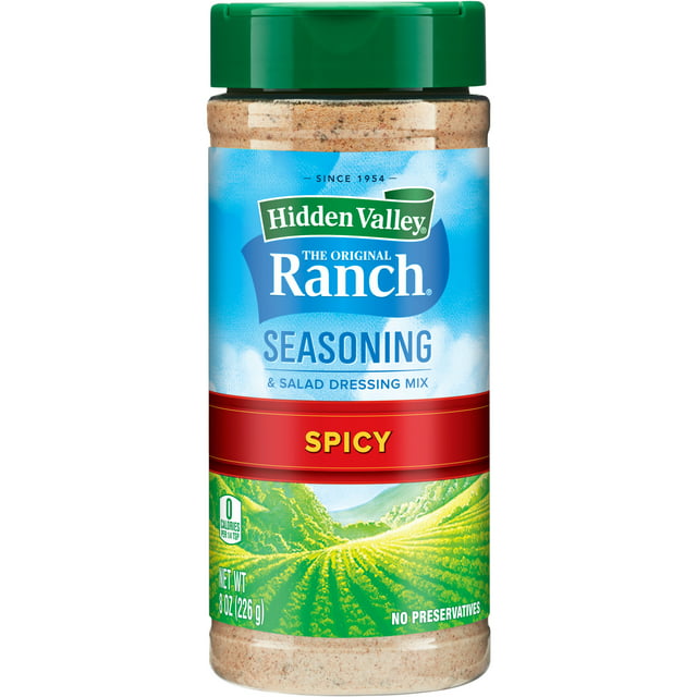 Hidden Valley Original Ranch SPICY Seasoning & Salad Dressing Mix 226g shaker (Best Before Date 15/01/2025)