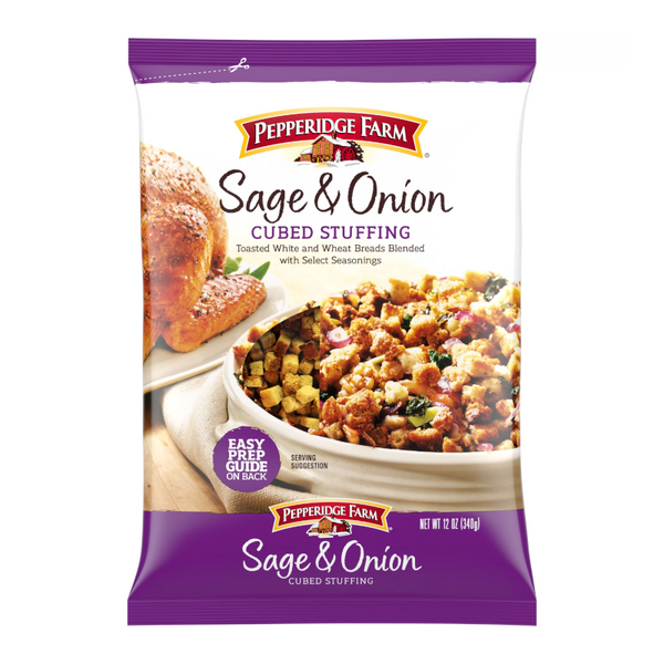 Pepperidge Farm Sage & Onion Cubed Stuffing 340g(PURPLE)