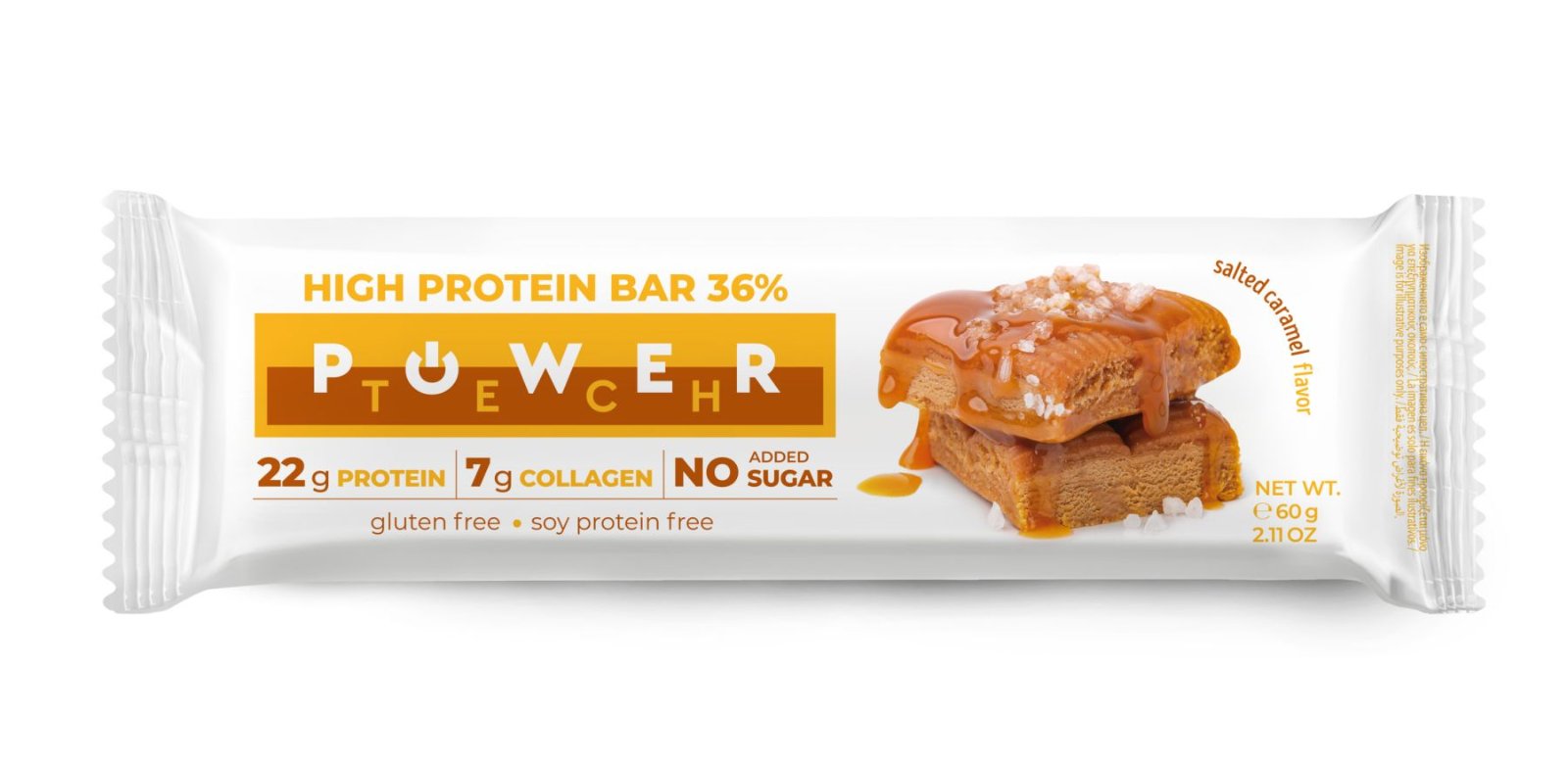 Power Tech High Protein Bar 36% Salted Caramel 60g