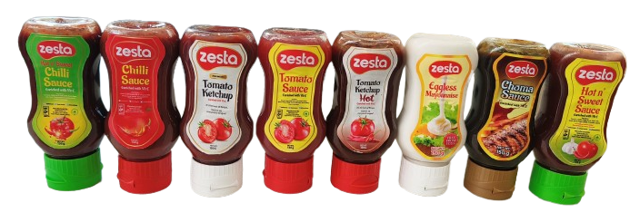 Zesta Variety Pack Sauce, Ketchup & Mayonnaise 150g Each (8 Pack)