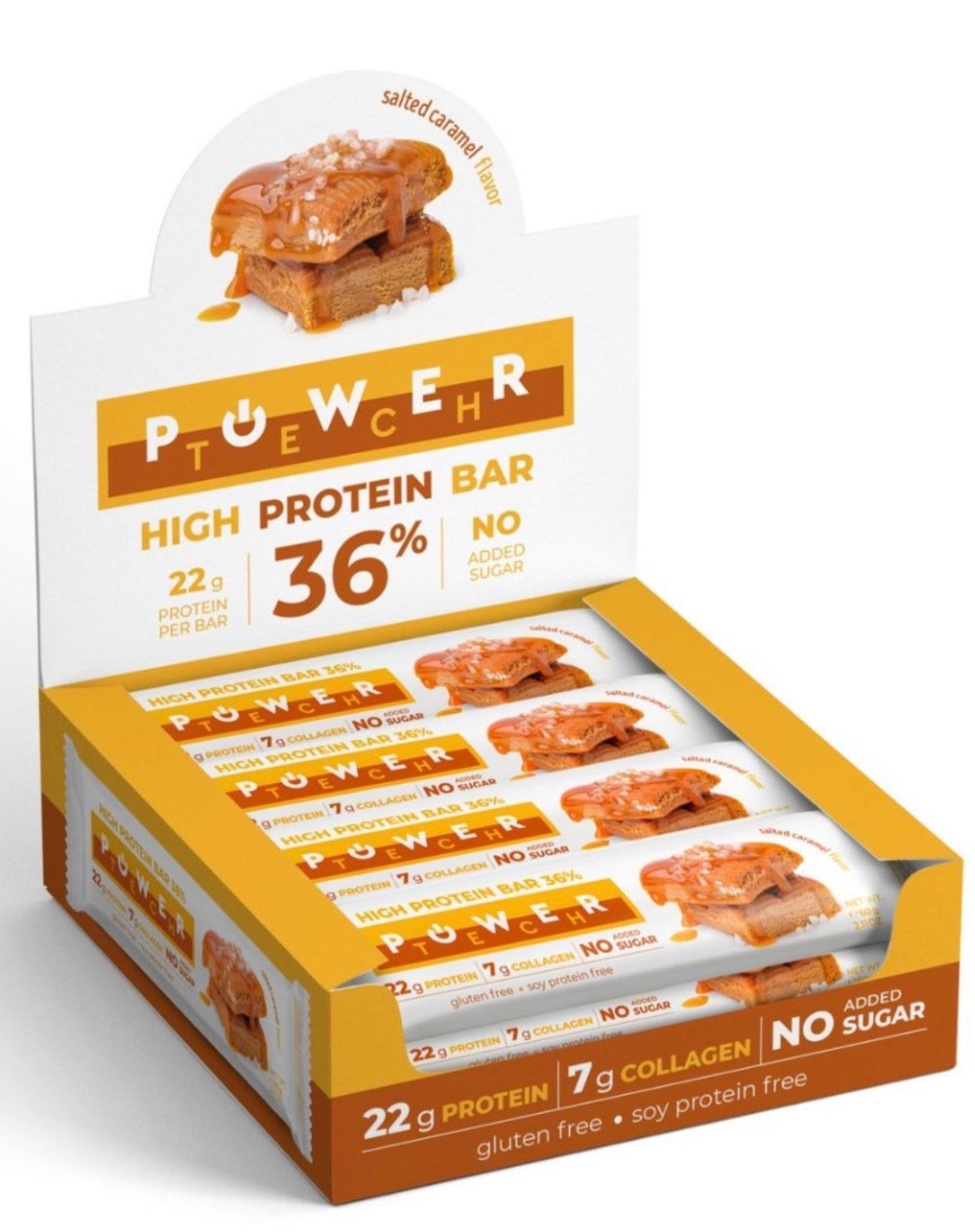 Power Tech High Protein Bar 36% Salted Caramel 60g