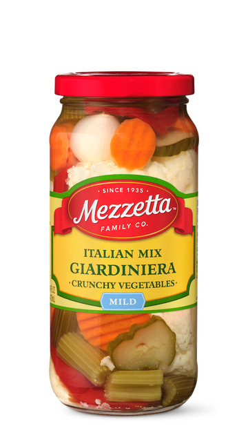 Mezzetta Italian Mix Mild Giardiniera Crunchy Vegetables 473ml