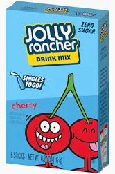 Singles To Go Jolly Rancher Cherry Drink Mix 15.6g (6 Sticks)