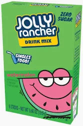 Singles To Go Jolly Rancher Watermelon Drink Mix 18.8g (6 Sticks)