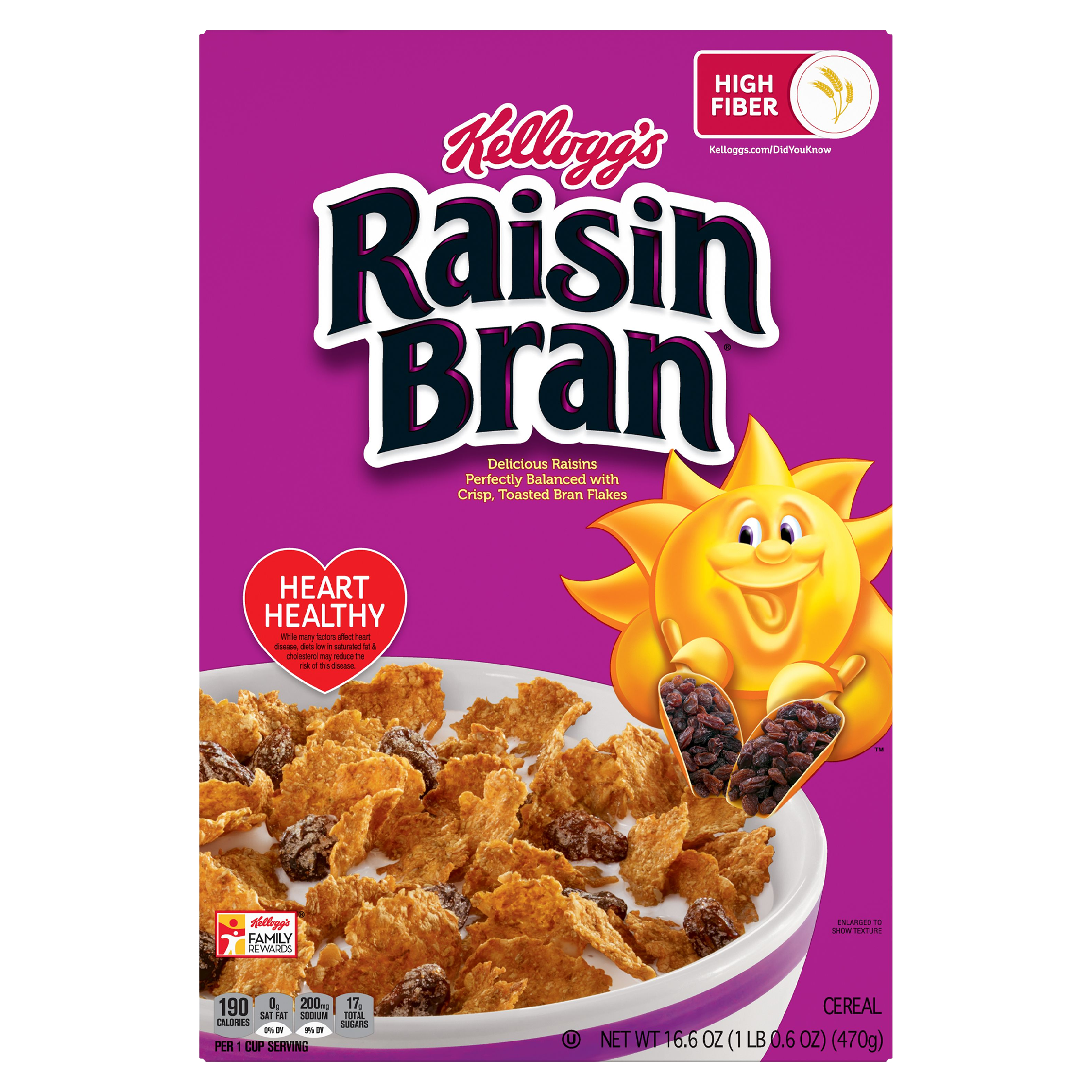 Kellogg's Raisin Bran Cereal 456g