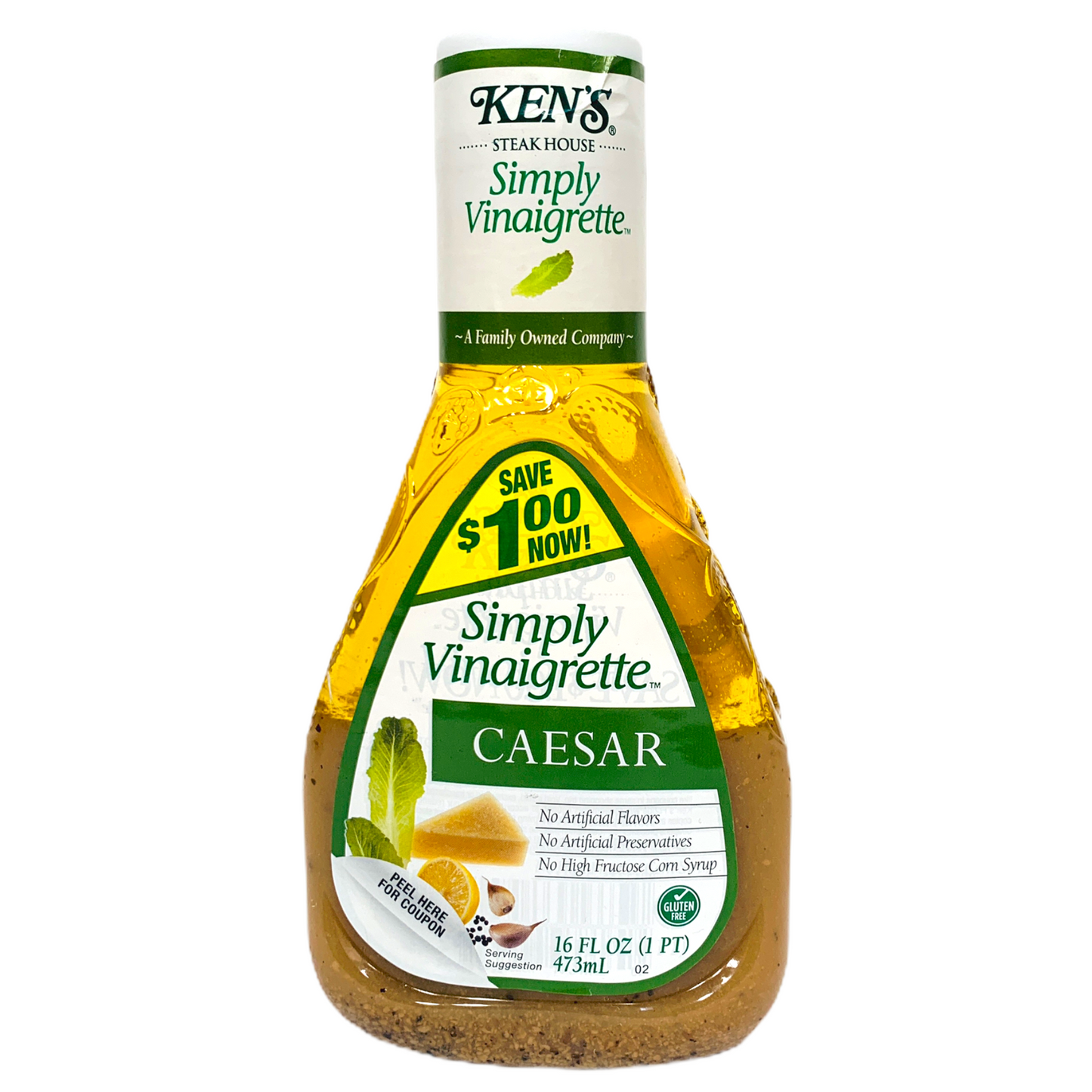 Ken's Steak House Simply Vinaigrette Caesar 473ml(BBD 12/11/2025)