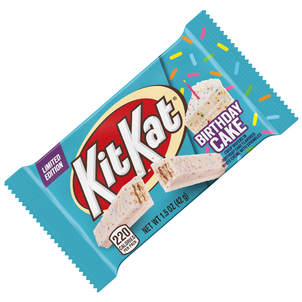 Kit Kat Birthday Cake Crisp Wafer Bar 42g (Best Before Date:- 01/2026)
