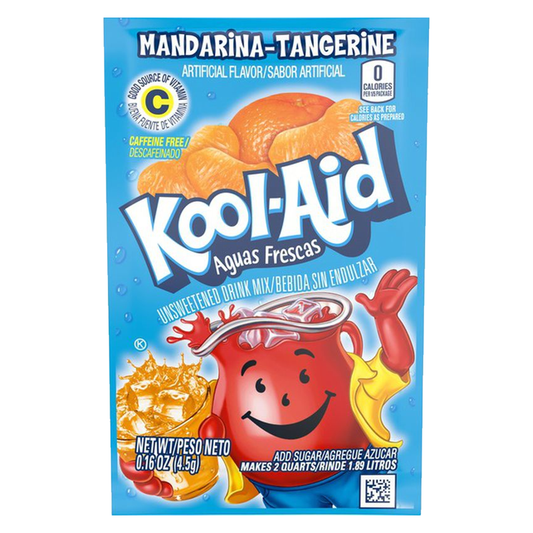 Kool-Aid Mandarina Tangerine 4.5g (Pack of 6) Best Before Date 03/03/2025