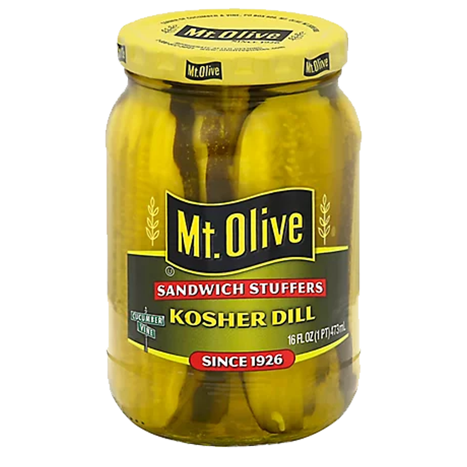 Mt. Olive Kosher Dill Sandwich Stuffers 473ml (Best Before : October 2025)