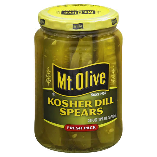 Mt. Olive Kosher Dill Spears with Sea Salt 710ml