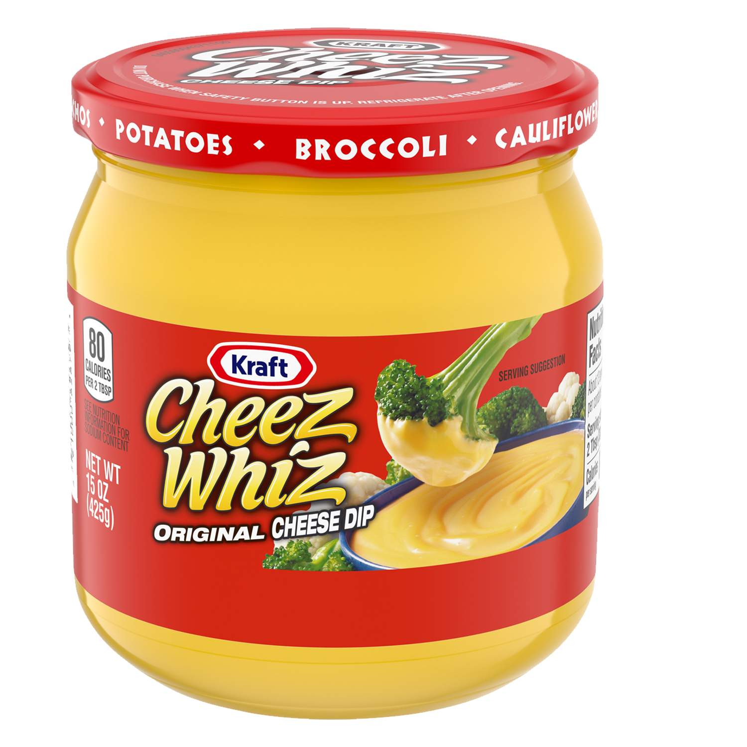Kraft Cheez Whiz Original Cheese Dip 425g
