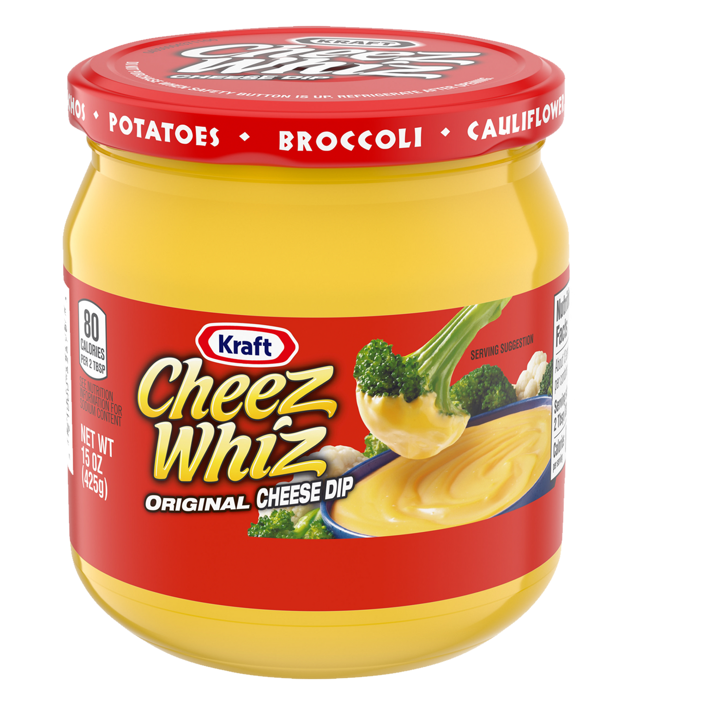 Kraft Cheez Whiz Original Cheese Dip 425g(Best Before Date:- 18/May/2026)