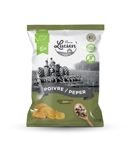 Lucien Belgian Farm's Chips 125g | Choose Your Flavour