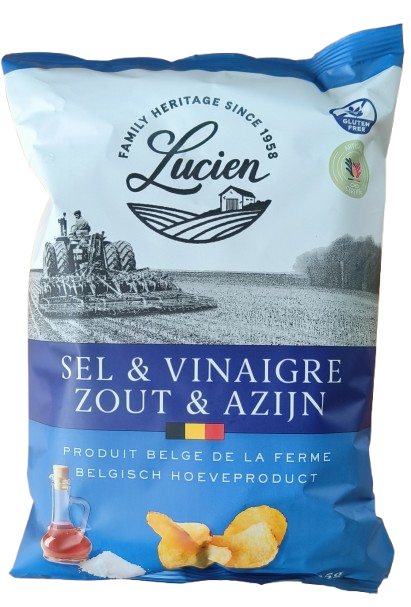 (Best Before Clearance) Lucien Belgian Farm's Chips 125g | Choose Your Flavour