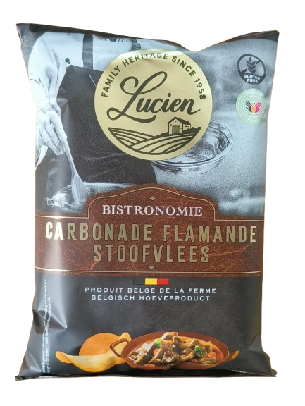 (Best Before Clearance) Lucien Belgian Farm's Chips 125g | Choose Your Flavour