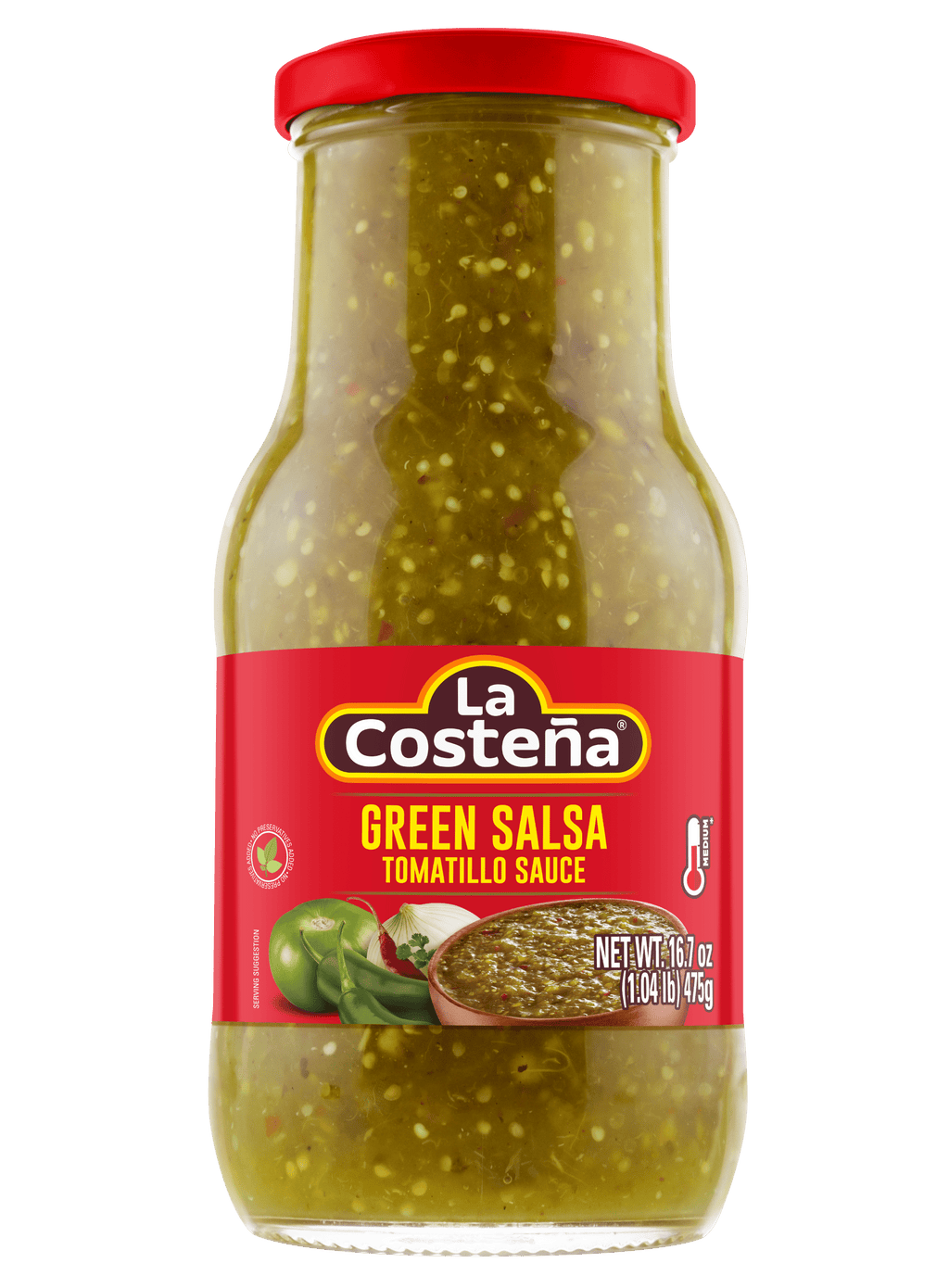 La Costena Green Salsa Tamatillo Sauce 475g (Best Before : 16 May 2026)