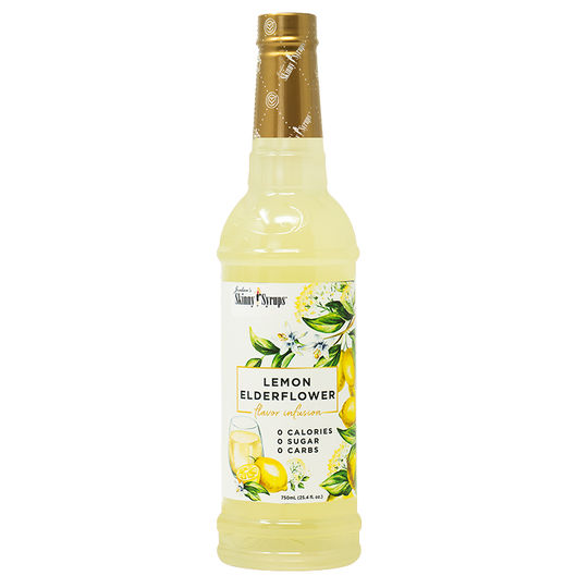 Skinny Sugar Free Lemon Elderflower Syrup 750ml (Best Before Date 27/04/2025)
