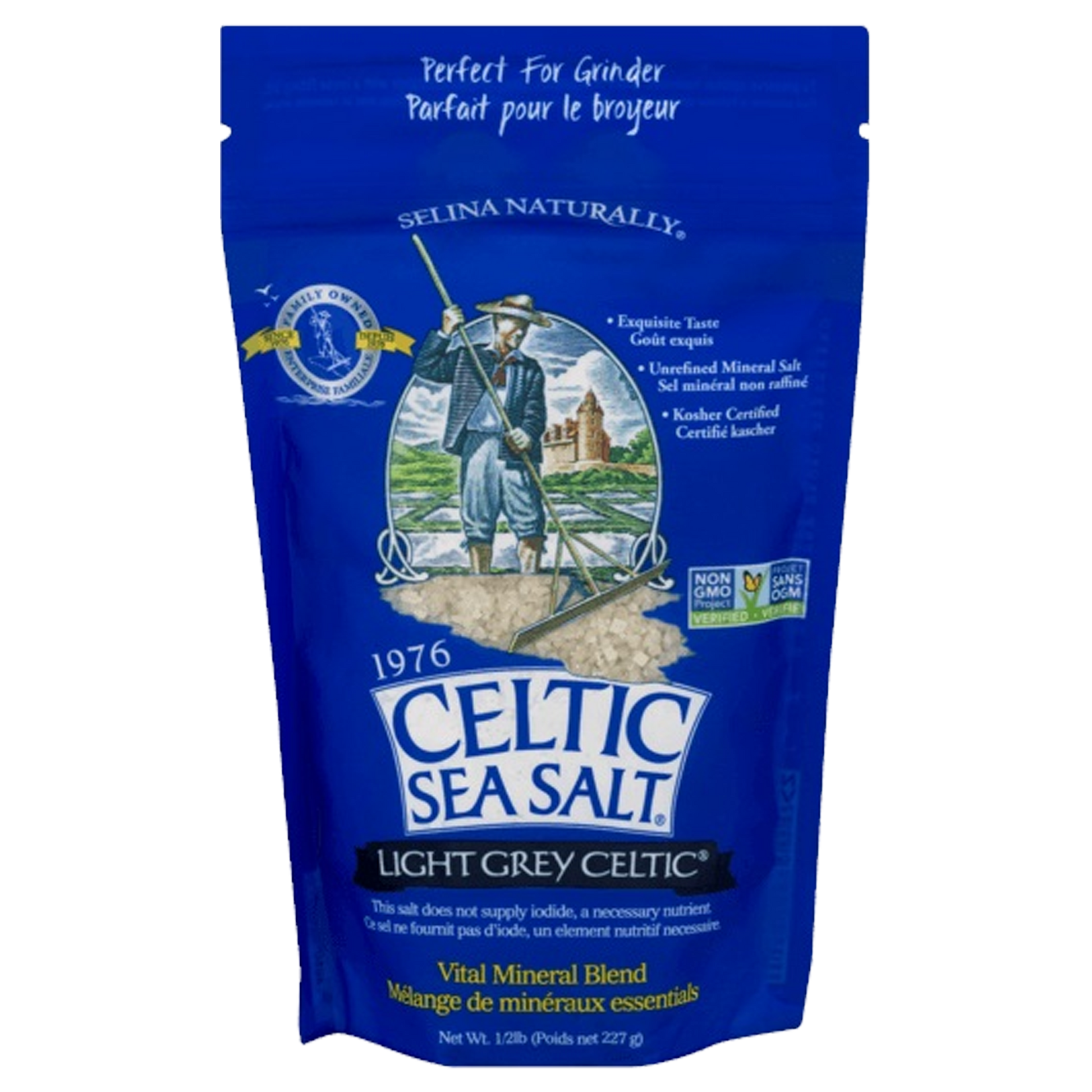 Celtic Sea Salt Light Gray Celtic 227g sold by American Grocer in the UK