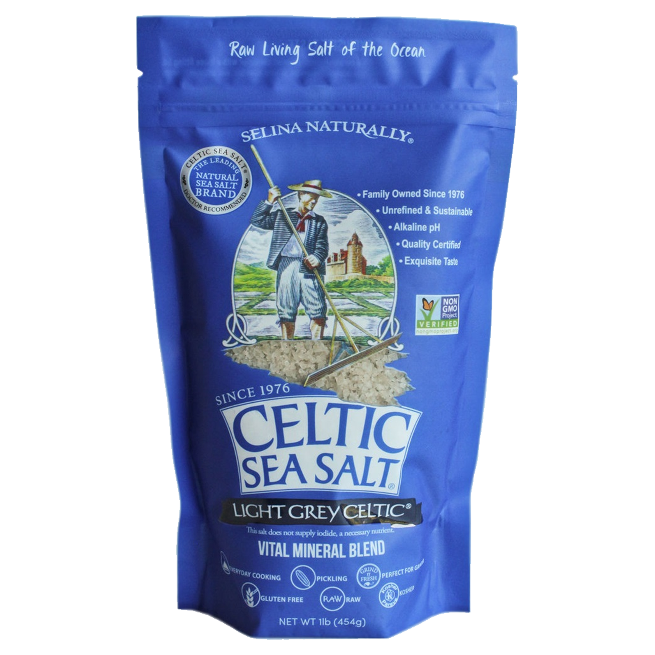 Celtic Sea Salt Light Gray Celtic 454g sold by American Grocer in the UK