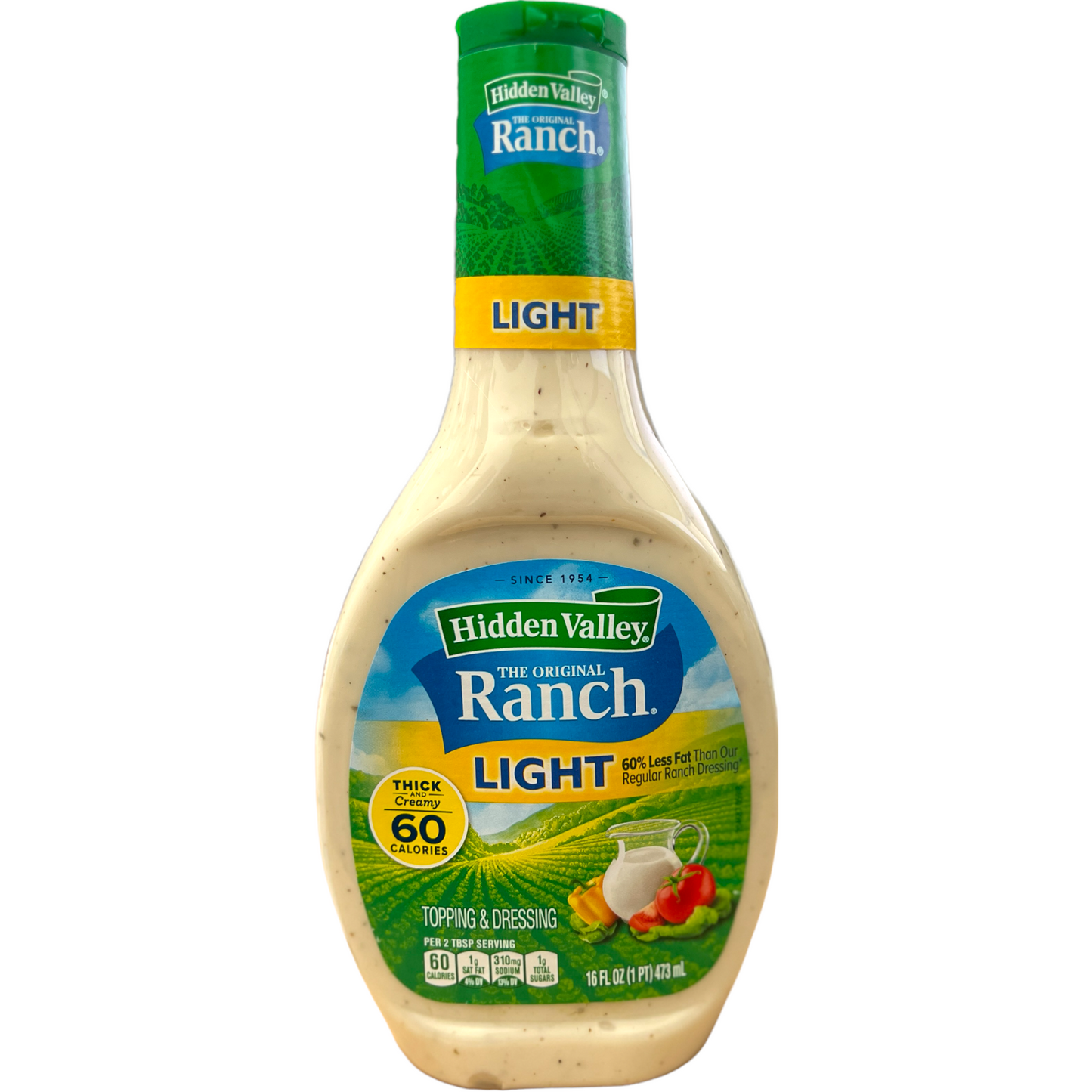Hidden Valley Original LIGHT Ranch Salad Dressing & Topping 473ml (Best Before : 03 Aug 2025)